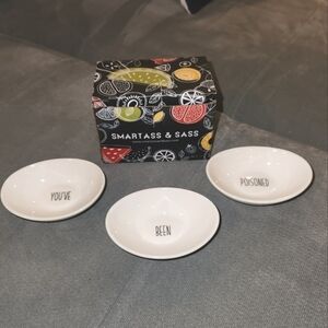 Mini Condiment Bowls Set (3)